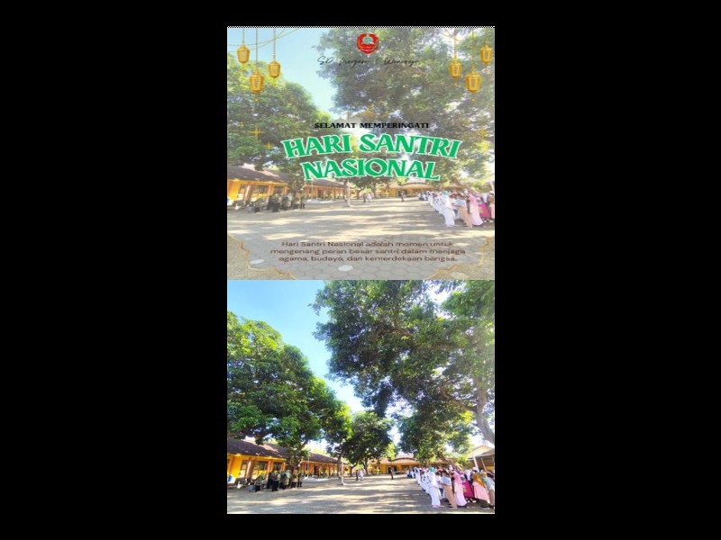 Pelaksanaan Upacara Hari Santri Nasional