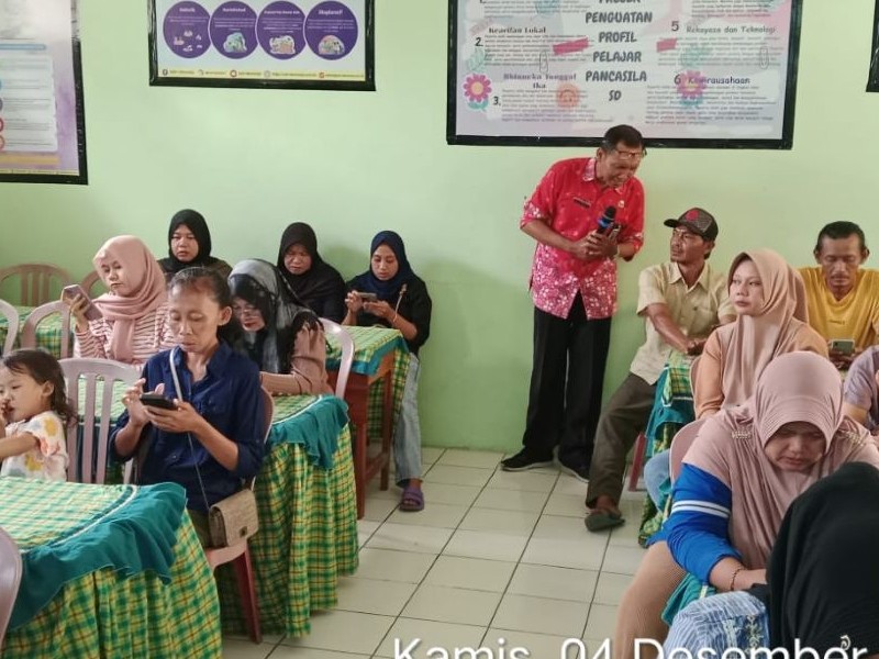Pengisian Survei karakter bersama Wali murid